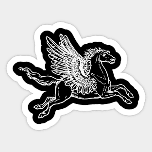 Mythical Heraldic Pegasus Sticker